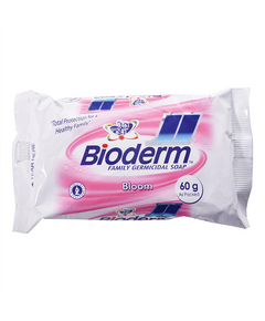 BIODERM Pink Family Germicidal Soap Bloom 60g, Color: Pink, Drug Packaging: Soap 60g