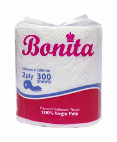 Image of BONITA TISSUE ROLL 2PLY 300 SHEETS