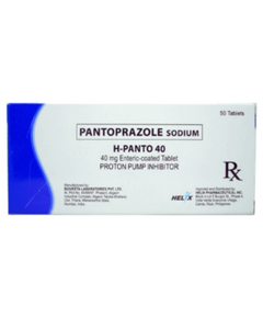 H-PANTO 40 Pantoprazole Sodium Sesquihydrate 40mg Enteric-Coated Tablet 1's, Dosage Strength: 40 mg, Drug Packaging: Enteric-Coated Tablet 1's