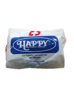 HAPPY Absorbent Cotton 10g