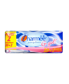 CHARMEE Go Girl! Pantyliners 20+2's