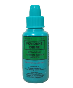 ZETADONE Povidone-Iodine 10mg / 100mL (10% w/v) Topical Solution 15mL, Dosage Strength: 10%, Drug Packaging: Topical Solution 15ml