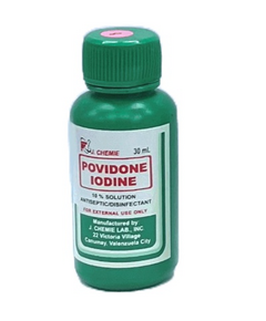 Image of J. CHEMIE POVIDONE IODINE 10% SOLUTION 30ML