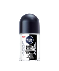 NIVEA Men Invisible For Black And White Roll-on Deodorant 25ml