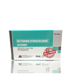 GLYCEMET Metformin 500mg - 1 Tablet, Dosage Strength: 500 mg, Drug Packaging: Film-Coated Tablet 1's