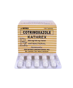 KATHREX Cotrimoxazole (Sulfamethoxazole / Trimethoprim) 960mg (800mg / 160mg) Tablet 1's, Dosage Strength: 960 mg, Drug Packaging: Tablet 1's