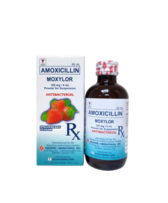 MOXYLOR Amoxicillin Trihydrate 125mg / 5mL Powder for Suspension 60mL, Dosage Strength: 125 mg / 5 ml, Drug Packaging: Powder for Suspension 60ml