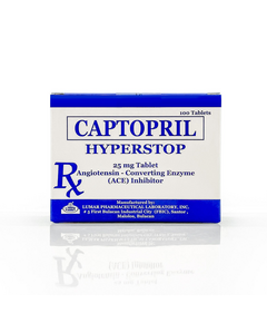 HYPERSTOP Captopril 25mg Tablet 1's, Dosage Strength: 25 mg, Drug Packaging: Tablet 1's