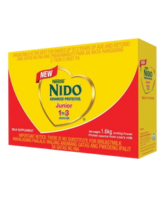 NIDO JR. Milk Supplement for 1-3 years old 1.6kg (4x400g)