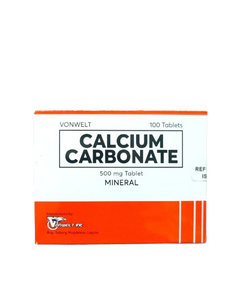 VONWELT Calcium Carbonate 500mg Tablet 1's