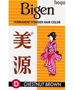 BIGEN Permanent Powder Hair Color Chestnut Brown 6g