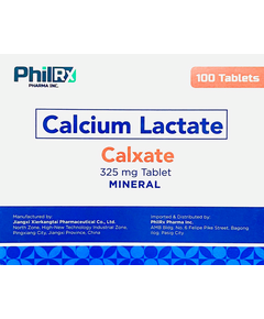 CALXATE Calcium Lactate 325mg Tablet 1's
