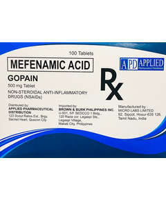 GOPAIN Mefenamic Acid 500mg Tablet 100's