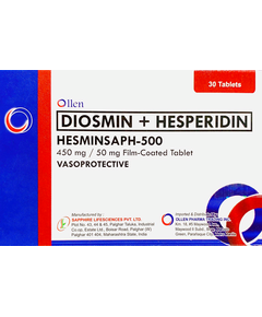 HESMINSAPH-500 Doismin / Hesperidin 450mg / 50mg Tablet 1's