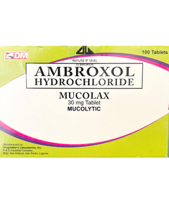 MUCOLAX Ambroxol Hydrochloride 30mg Tablet 1's