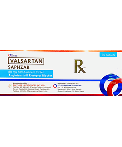 SAPHZAR Valsartan 80mg Film-Coated Tablet 1's