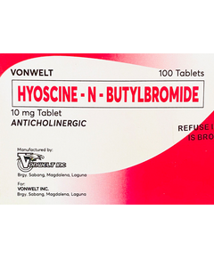 VONWELT Hyoscine N-Butylbromide 10mg Tablet 1's