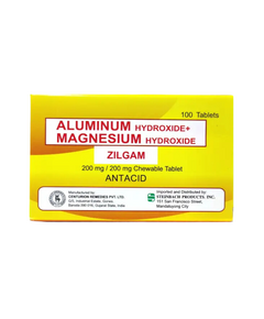 ZILGAM Aluminum Hydroxide / Magnesium Hydroxide 200mg / 200mg Chewable Tablet 1's