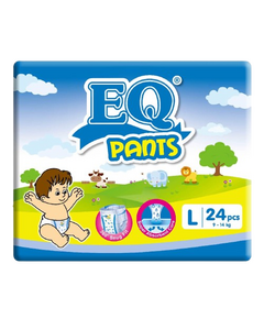 EQ Pants Diaper L 24's