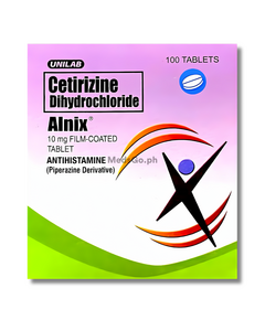 ALNIX Cetirizine 10mg - 10 Tabs, Dosage Strength: 10 mg, Drug Packaging: Tablet 10's