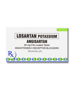 ANGISARTAN Losartan 50mg - 1 Tablet, Dosage Strength: 50mg, Drug Packaging: Film-Coated Tablet 1's