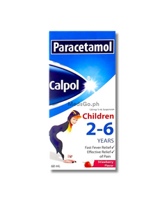 Image of CALPOL PARACETAMOL 120MG / 5ML SUSPENSION 60ML STRAWBERRY