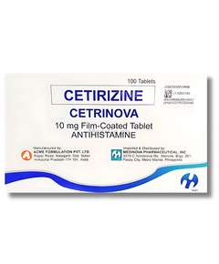 CETRINOVA Cetirizine 10mg - 1 Box x 100 Tabs