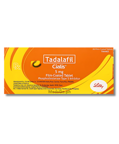 CIALIS Tadalafil 5mg - 1 Box x 28 Tabs, Dosage Strength: 5 mg, Drug Packaging: Film-Coated Tablet 28's