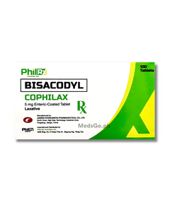 COPHILAX Bisacodyl 5mg - 1 Box x 100 Tabs