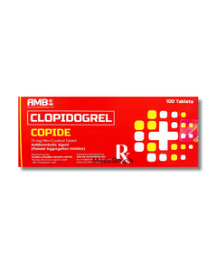 COPIDE Clopidogrel 75mg - 1 Tablet, Dosage Strength: 75mg, Drug Packaging: Film-Coated Tablet 1's