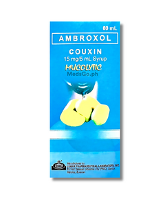 COUXIN Ambroxol Hydrochloride 15mg / 5mL Syrup 60mL, Dosage Strength: 15 mg / 5 ml, Drug Packaging: Syrup 60ml