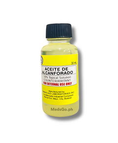 DANN'S Aceite De Alcamforado 10% Topical Solution 30mL