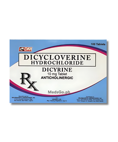 DICYRINE Dicycloverine 10mg - 1 Tablet, Dosage Strength: 10 mg, Drug Packaging: Tablet 1's