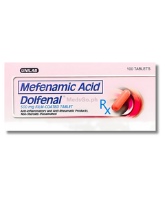 DOLFENAL Mefenamic Acid 500mg - 1 Tablet, Dosage Strength: 500mg, Drug Packaging: Film-Coated Tablet 1's