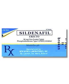 Sildenafil 50mg - 1 Tab (Erecto 50)