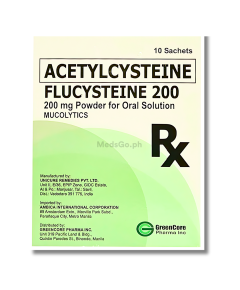 Image of FLUCYSTEINE ACETYLCYSTEINE 200MG - 1 SACHET