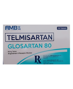 GLOSARTAN 80 Telmisartan 80mg Tablet 1's