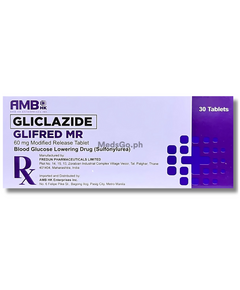 GLIFRED MR Gliclazide 60mg Modified Release Tablet 1's