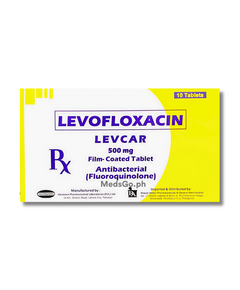 LEVCAR Levofloxacin Hemihydrate 500mg Film-Coated Tablet 1's