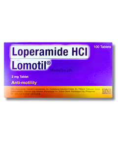 LOMOTIL Loperamide 2mg - 1 Tablet, Dosage Strength: 2 mg, Drug Packaging: Tablet 1's