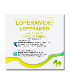 LOPERAMED Loperamide 2mg - 1 Capsule, Dosage Strength: 2mg, Drug Packaging: Capsule 1's