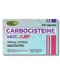 MUCOLIEF Carbocisteine 500mg - 1 Capsule, Dosage Strength: 500 mg, Drug Packaging: Capsule 1's