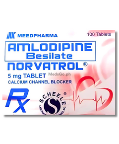 Image of NORVATROL AMLODIPINE 5MG - 1 BOX X 100 TABS