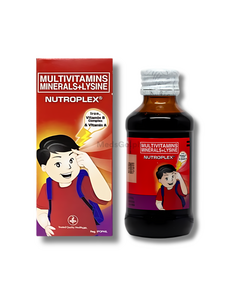 NUTROPLEX Multivitamins / Minerals / Lysine Syrup 60mL, Drug Packaging: Syrup 60ml