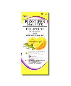PEDIAPETITE Pizotifen Maleate 290mcg / 5mL Syrup 60mL Orange