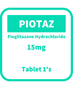 PIOTAZ Pioglitazone Hydrochloride 15mg Tablet 1's