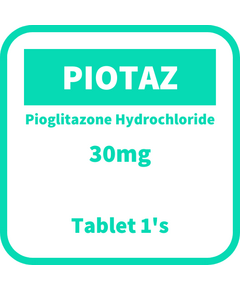 PIOTAZ Pioglitazone Hydrochloride 30mg Tablet 1's