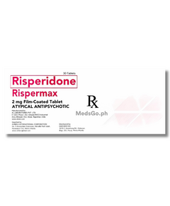 Image of RISPERMAX RISPERIDONE 2MG - 1 TABLET