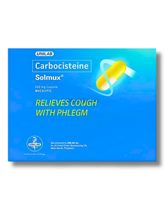 SOLMUX Carbocisteine 500mg - 1 Capsule, Dosage Strength: 500 mg, Drug Packaging: Capsule 1's