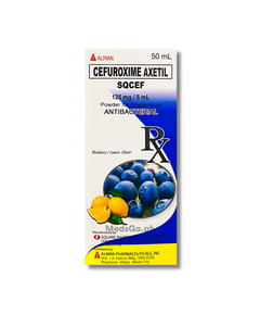 Image of SQCEF CEFUROXIME 125MG / 5ML POWDER FOR SUSPENSION 50ML